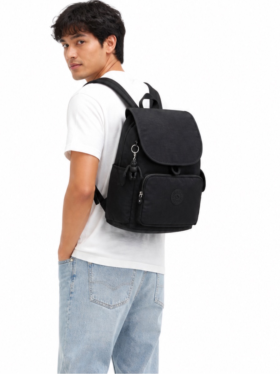 Nwt Kipling City Backpack Travel School Black
